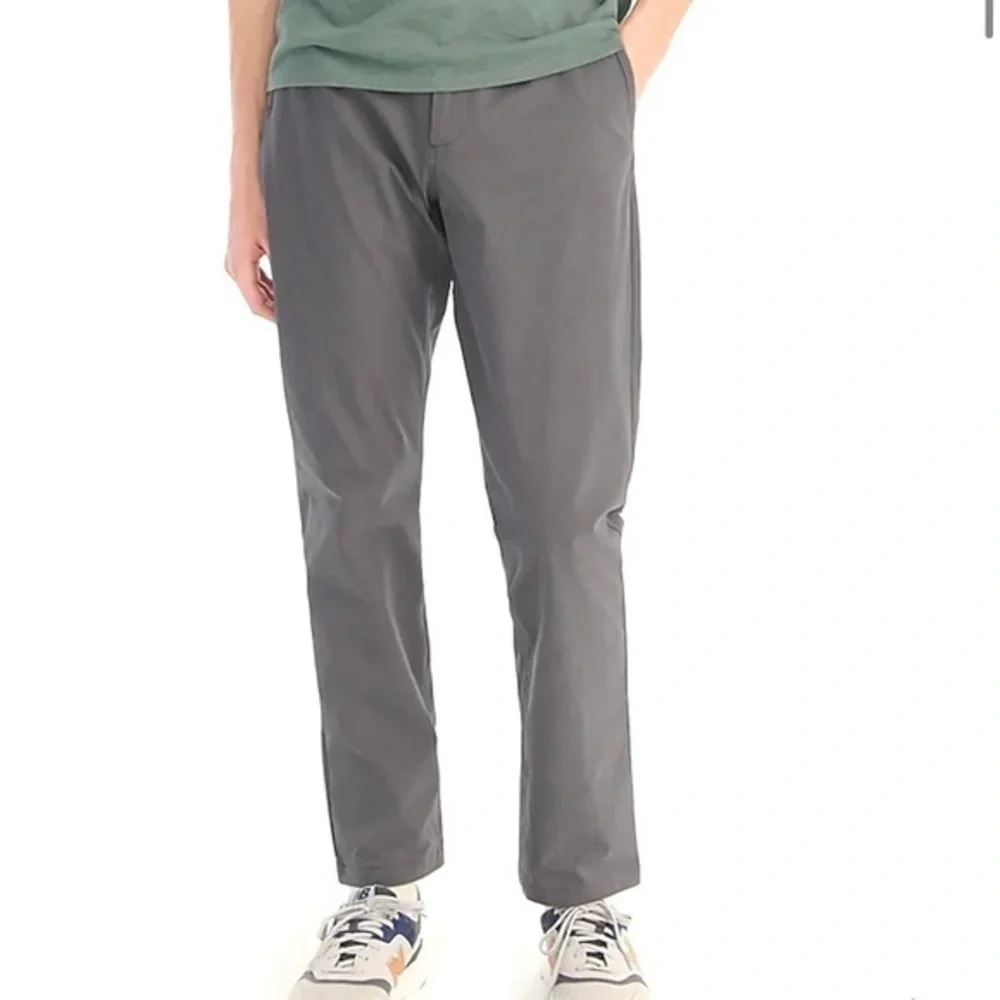 J Crew 1040 Athletic Tapered Tech Pants Bedford Coal AX689